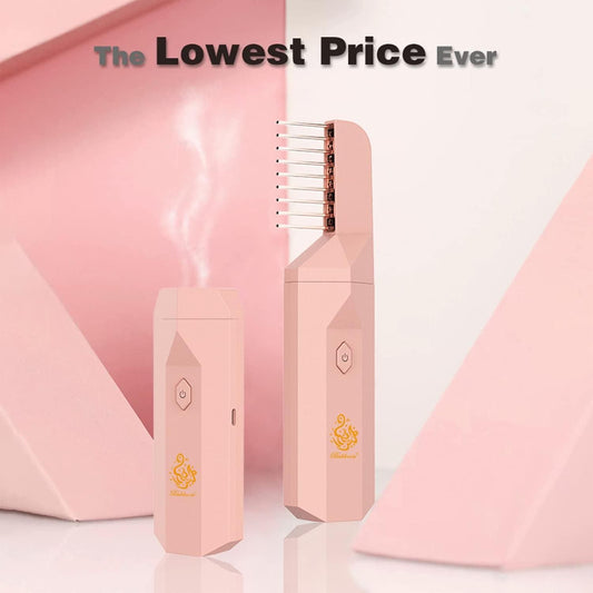 Incense Burner Electronic Portable Comb β Fragrance Hair Comb for Women