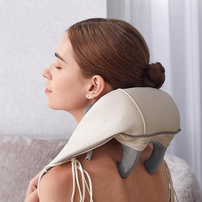 Electric Neck & Shoulder Massager with Heat – Deep Tissue Pain Relief