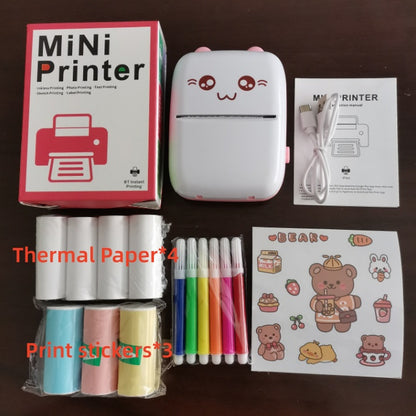 Pocket Mini Bluetooth Printer – Print Photos, Notes & Stickers Instantly
