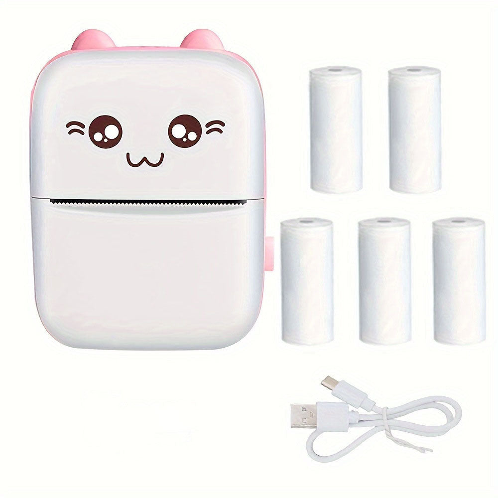 Pocket Mini Bluetooth Printer – Print Photos, Notes & Stickers Instantly