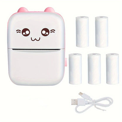 Pocket Mini Bluetooth Printer – Print Photos, Notes & Stickers Instantly