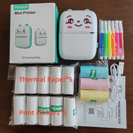 Pocket Mini Bluetooth Printer – Print Photos, Notes & Stickers Instantly