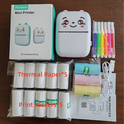 Pocket Mini Bluetooth Printer – Print Photos, Notes & Stickers Instantly