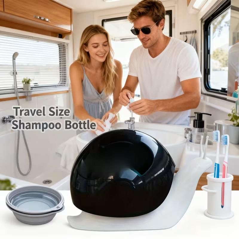 Portable Snail Shape Liquid Soap Dispenser – 120ml