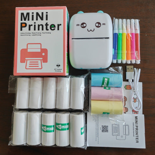Pocket Mini Bluetooth Printer – Print Photos, Notes & Stickers Instantly