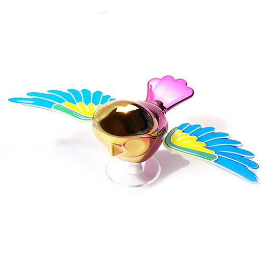 Wind-Powered Flying Bird Car Decor