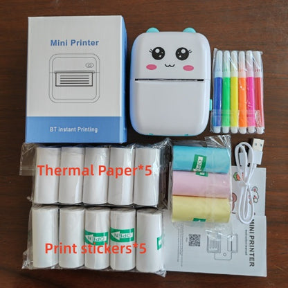 Pocket Mini Bluetooth Printer – Print Photos, Notes & Stickers Instantly