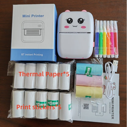 Pocket Mini Bluetooth Printer – Print Photos, Notes & Stickers Instantly